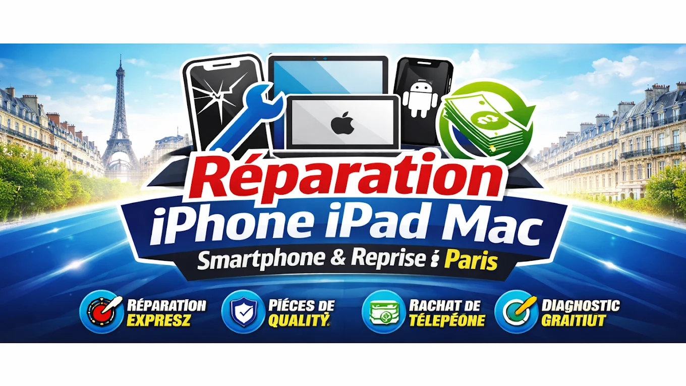 Réparation iPhone iPad Mac